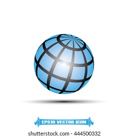 Globe icon vector illustration eps10.