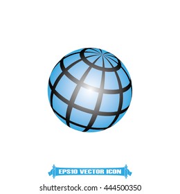 Globe icon vector illustration eps10.