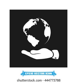 Globe icon vector illustration eps10.