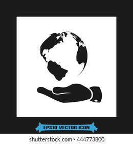 Globe icon vector illustration eps10.
