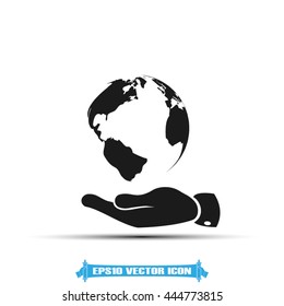 Globe icon vector illustration eps10.
