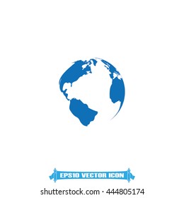 Globe icon vector illustration eps10.