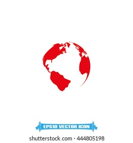 Globe icon vector illustration eps10.