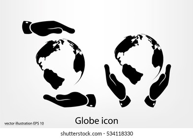 Globe icon vector illustration eps10