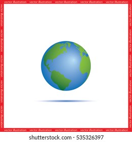 Globe icon vector illustration eps10.