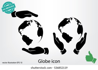 Globe icon vector illustration eps10.