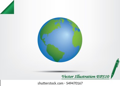 Globe icon vector illustration eps10.