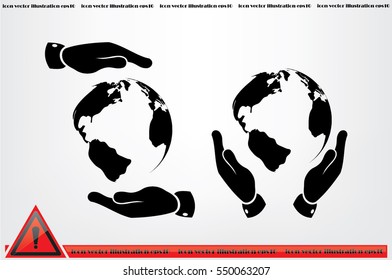 Globe icon vector illustration eps10.
