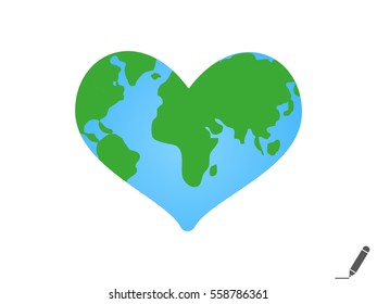 globe, icon, vector illustration eps10
