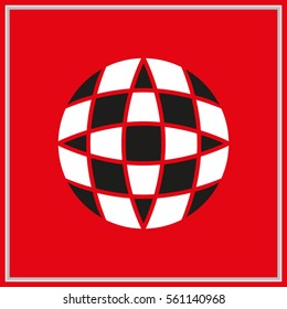 globe, icon, vector illustration eps10