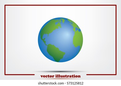 Globe icon vector illustration eps10.