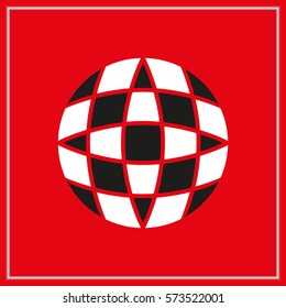 globe, icon, vector illustration eps10

