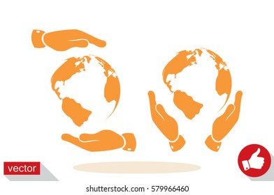 Globe icon vector illustration eps10.