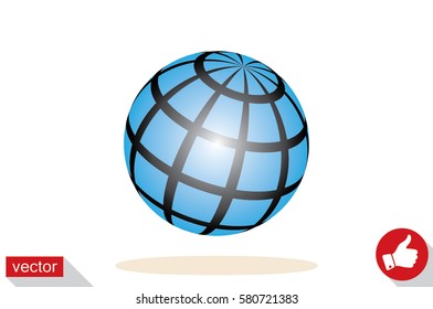 Globe icon vector illustration eps10.