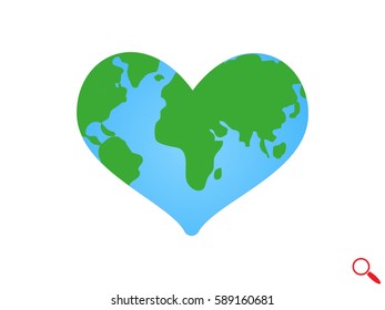 globe, icon, vector illustration eps10