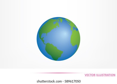 Globe icon vector illustration eps10.