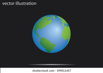 Globe icon vector illustration eps10.