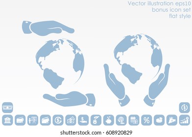 Globe icon vector illustration eps10.