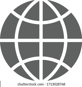 Vektorillustration für das Globalsymbol