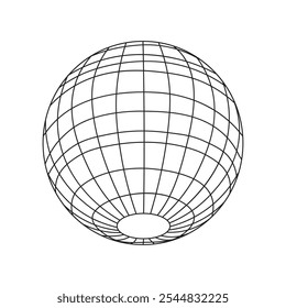 Globus-Symbol, Vektorgrafik, Gehe zu Websymbol-Symbol, WWW-Symbol, Web-Symbol, Website, Homepage-Symbol-Set, Erdklipp-Grafik, Globus-Symbol einzeln auf weißem Hintergrund
