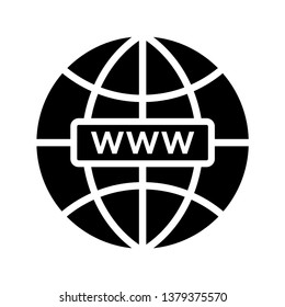 Globe Icon Vector Illustration Logo Template