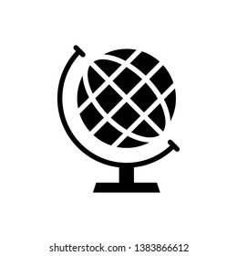 Globe Icon Vector Illustration Logo Template