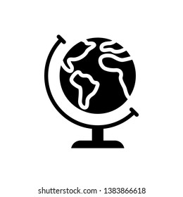 Globe Icon Vector Illustration Logo Template