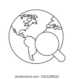 globe icon vector illustration logo design