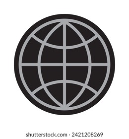 globe icon vector illustration logo design