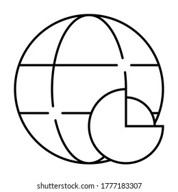 globe icon vector illustration photo