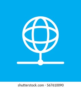globe icon vector illustration sign symbol