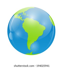 Globe Icon Vector Illustration for Your Design 