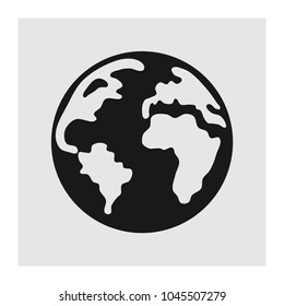 globe icon vector new
