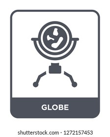 globe icon vector on white background, globe trendy filled icons from Furniture and household collection, globe simple element illustration