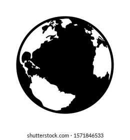 Globe icon vector on white background. Website vector icon. Internet world vector.