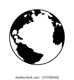 Globe icon vector on white background. Website vector icon. Internet world vector.