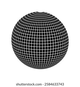 Globe icon vector. Planet illustration sign. Earth symbol or logo.