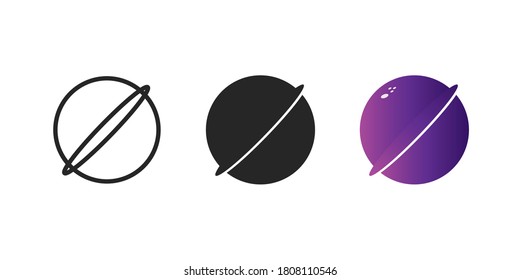 Globe icon vector sign isolated on white background illustration for graphic and web design. eps 10