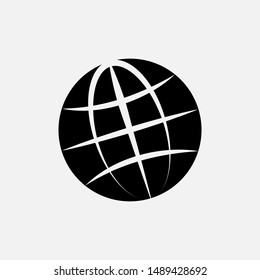Globe Icon - Vector, Sign and Symbol for Design, Presentation, Website or Apps Elements.