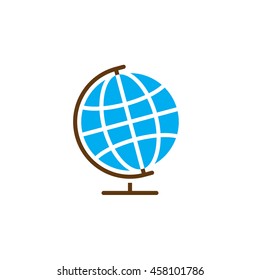 globe icon vector, solid logo, pictogram isolated on white, pixel perfect illustration
