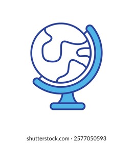 Globe icon vector stock illustration