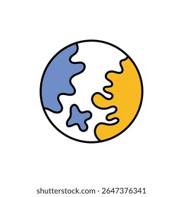 Ícone globo ilustração de estoque vetorial