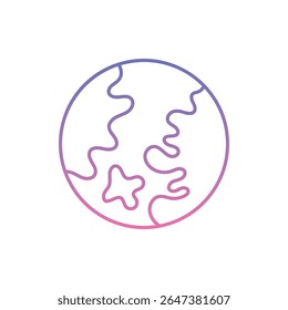 Globe Icon vector stock illustration