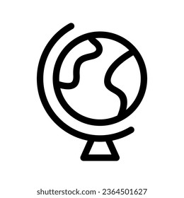 Globe Icon Vector Symbol Design Illustration