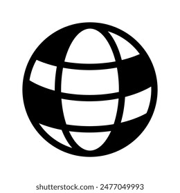 Globe Icon Vector Symbol Design Illustration