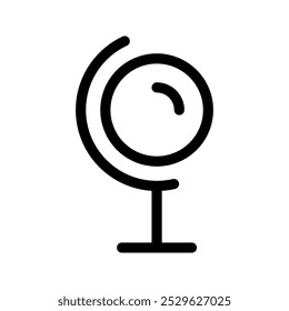 Ilustração de design de símbolo de vetor de ícone de globo