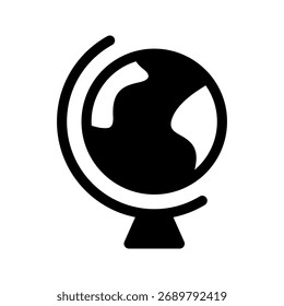 Globe Icon Vector Symbol Design Illustration