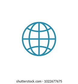 Globe Icon Vector Template