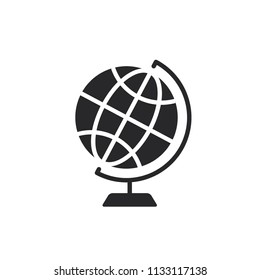 globe icon vector template