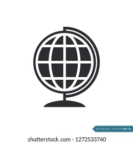 Globe Icon Vector Template